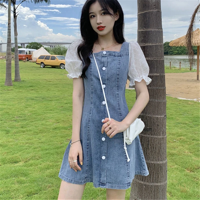 

Модель 2023 года, женское летнее платье, маленькое женское милое и острые стильные короткие платья, тренд H404