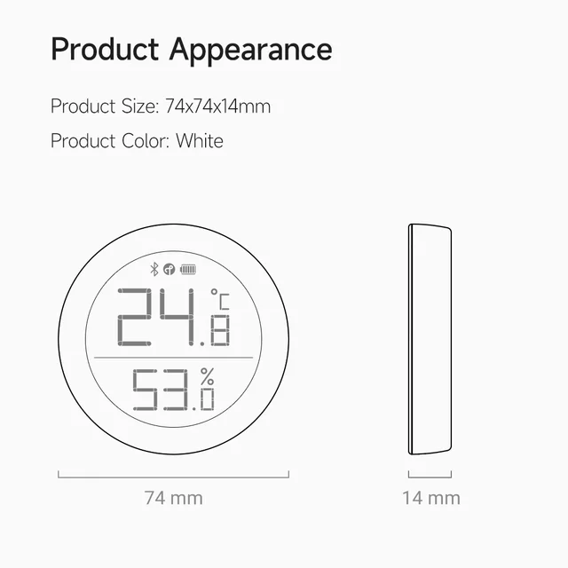 ClearGrass Bluetooth temp/humidity sensors with HomeKit is finally out (in  China) : r/HomeKit