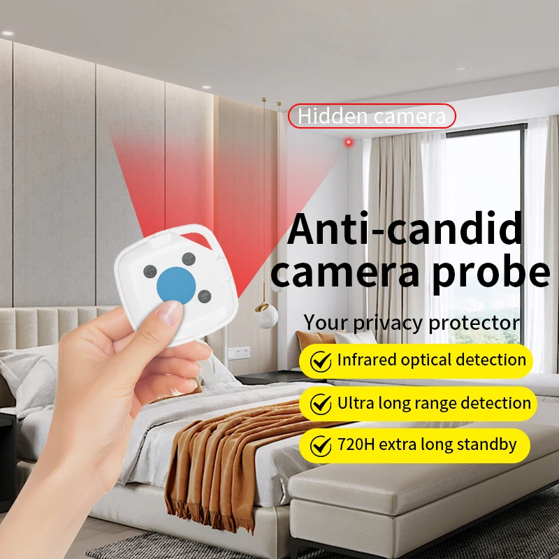 Anti Camera Detector Hotel Anti Peeping Device Mini Travel Portable Infrared Monitoring Inspection Detector