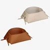 1Pc Nordic Desktop Leather Storage Box Jewelry Keys Display Tray Makeup Organizer Container Books Plants Holder Pot Home 3