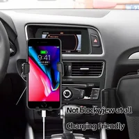 NEW Gravity Car Holder For Phone Air Vent Clip Mount Mobile Cell Stand Smartphone GPS Support For iPhone Mobile Phone - Image 4