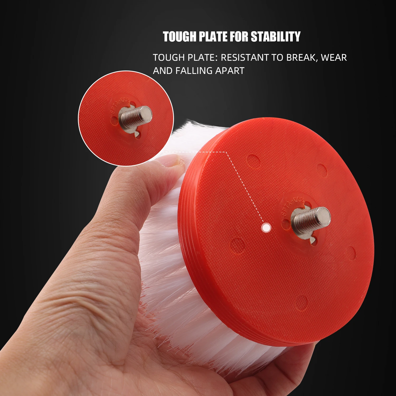 SET DI 3 spazzole per pulizia ferro di cavallo strumenti per pulizia