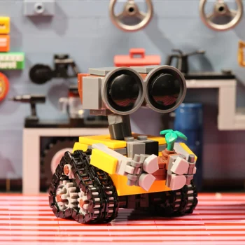 Set di modelli di blocchi da costruzione per robot, realizzato in resistente materiale ABS, ornamento per la decorazione della casa, oggetto da collezione per gli appassionati di blocchi da costruzione, il regalo perfetto per Natale, Halloween e compleanni
