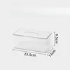 Desktop Tissue Box Nordic Simple Ins Transparent Home Living Room Tissue Box Restaurant Napkin Storage Box 5