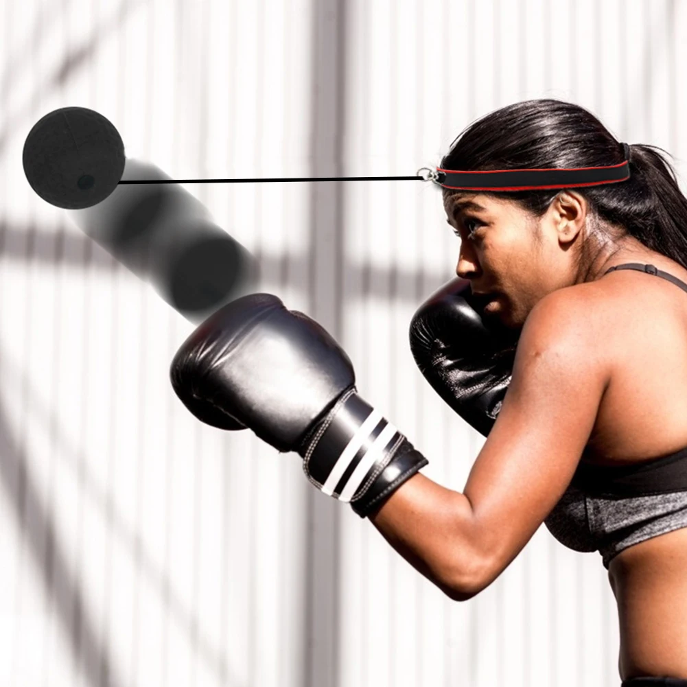 Boxing Reaction Ball Boxing Training Ball Ultimate Reflex Ball Adjustable Headband Boxing MMA Gear Reflex Accuracy Adult/Kids