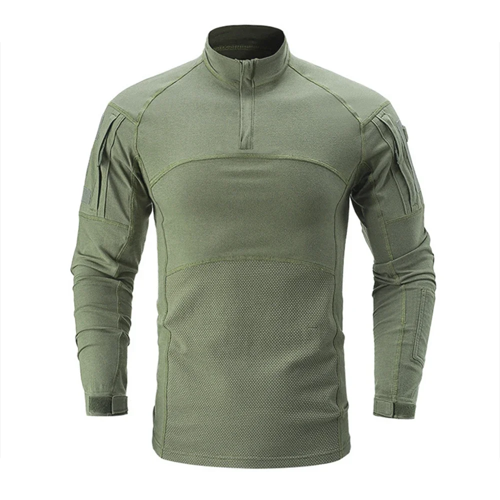 Tactical Suits Combat Shirts Milita Uniform Swat Tshirt Outfit Tatico Tops Airsoft Multicam Camo Hunting Pants Men Clothing 4