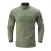 Tactical Suits Combat Shirts Milita Uniform Swat Tshirt Outfit Tatico Tops Airsoft Multicam Camo Hunting Pants Men Clothing 4