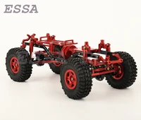 Axial SCX24 AXI00002 Wrangler Mini Model Car 1/24 RC Remote Control Climbing Car Off-road Car Metal Frame with Axles Wheel Hub 1