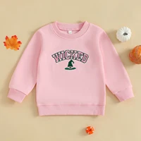 Lioraitiin Autumn Baby Boys Girls Sweatshirts Long Sleeve Round Neck Letter Embroidery Fall Tops Pullovers - Image 5