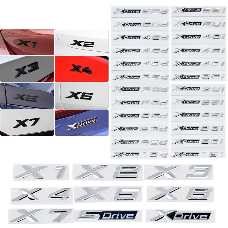 Luxury Car Fender Emblem Badge Trunk Sticker