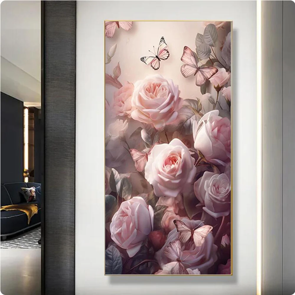 Fantasy Rose 5D Diy Diamond Painting New Kits Full Diamond Mosaic Puzzle Embroidery Flowers Home Decor Large Size Gift