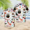 Miniso Disney Cruise Hawaiian Print Shirt Mens Women's Fashion Button Short Sleeve Shirt Disney Cruise Mickey Hawaiian Shirt Men 5