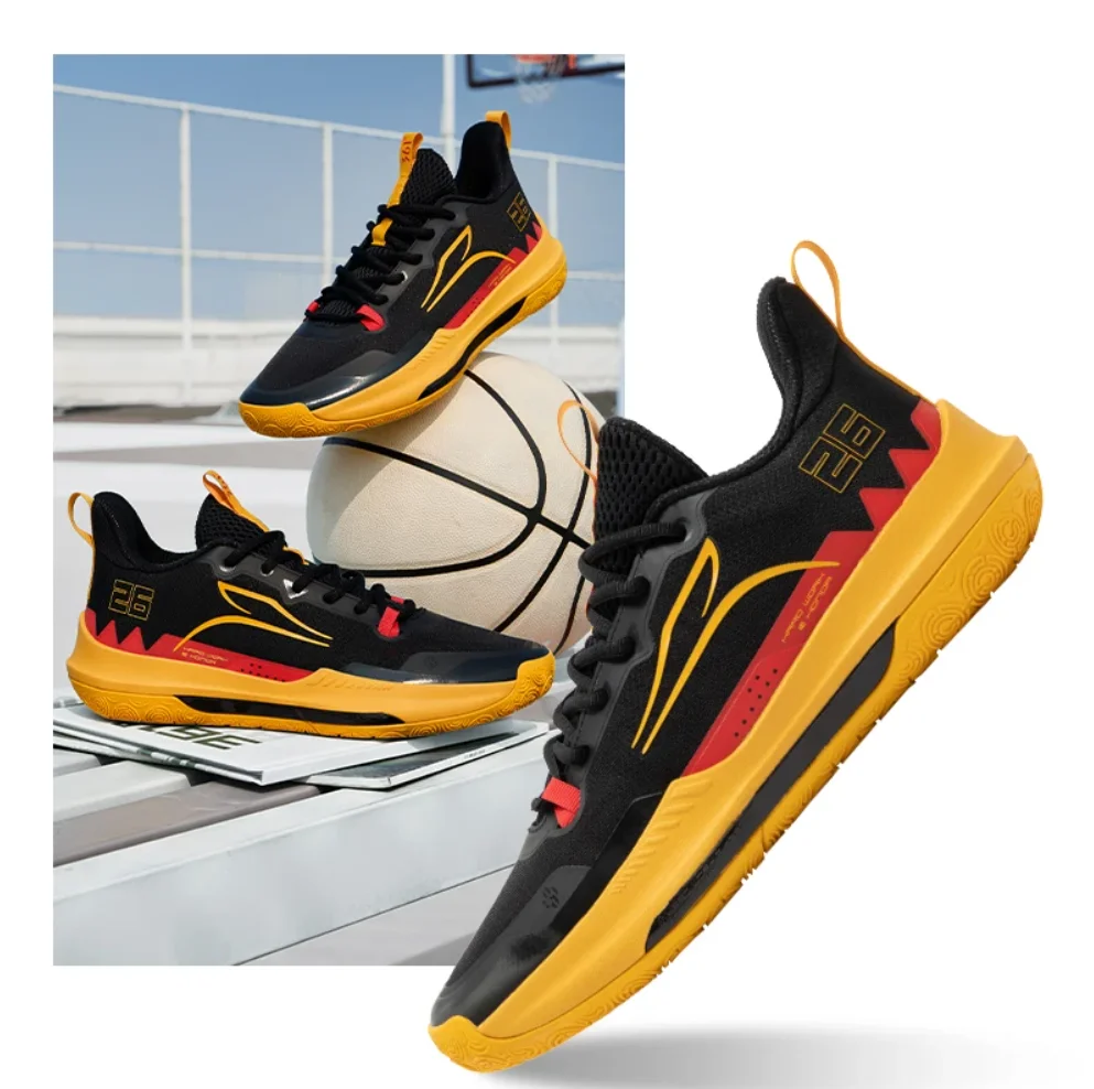 Basketball Shoes 361 Degrees DVD Team Low-top Wear-resistant Non-slip Professional Male Sneakers