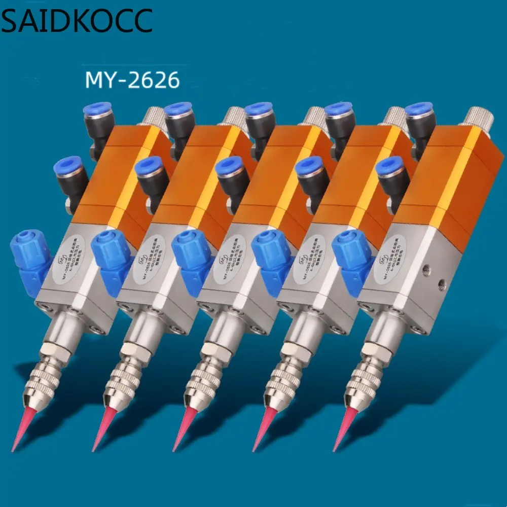 

Уф-дозирующий клапан MY-2626, противокапельный силиконовый клапан, обратно отсасывает, клей из эпоксидной и силиконовой смолы, пневматический прецизионный дозирующий клапан