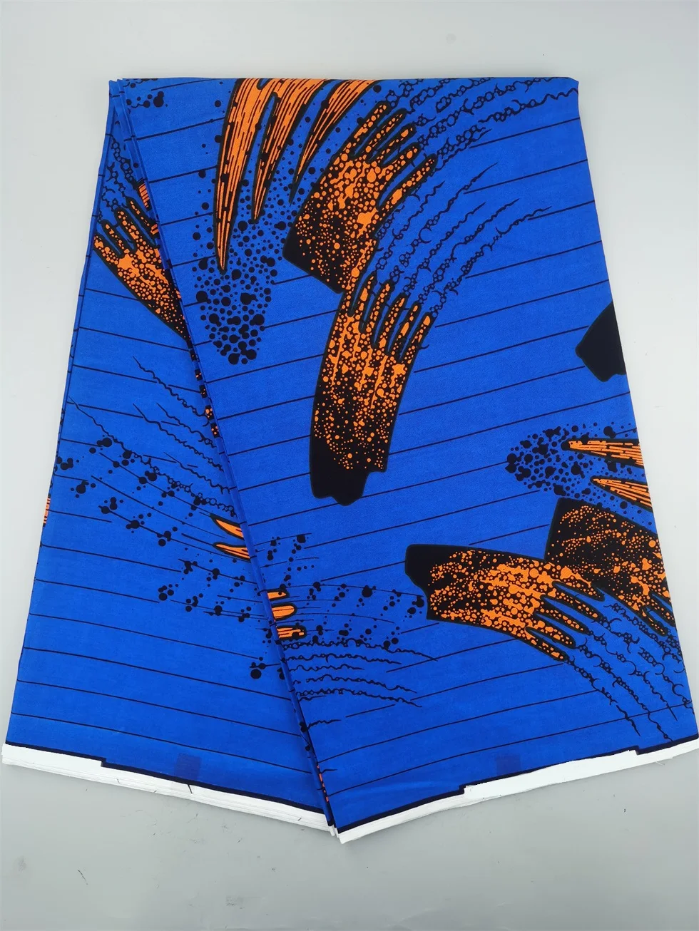 Authentic Wax Print Fabric African Dress Material 100% Cotton, 6 Yards