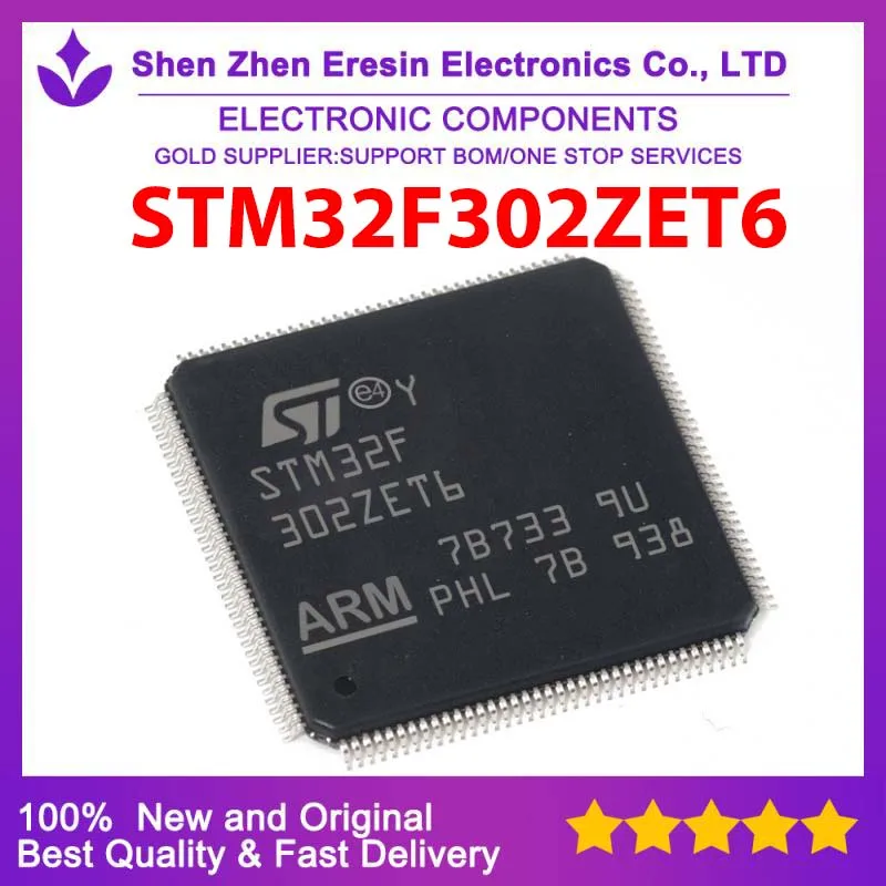

Free shipping 5PCS/LOT STM32F302ZET6 TQFP144 New and original