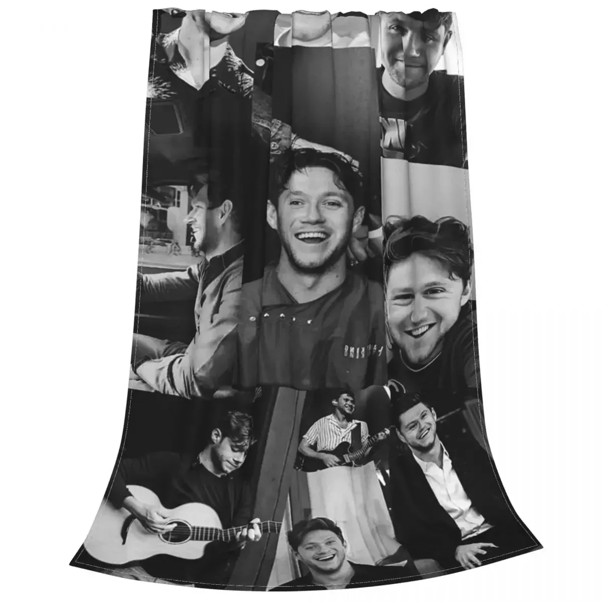 Niall Horan Plaid Blanket Flannel Print for Girls Boys Children's Kids Adult Gift Soft Throw Blankets for Bedding Car Rug Piece 4