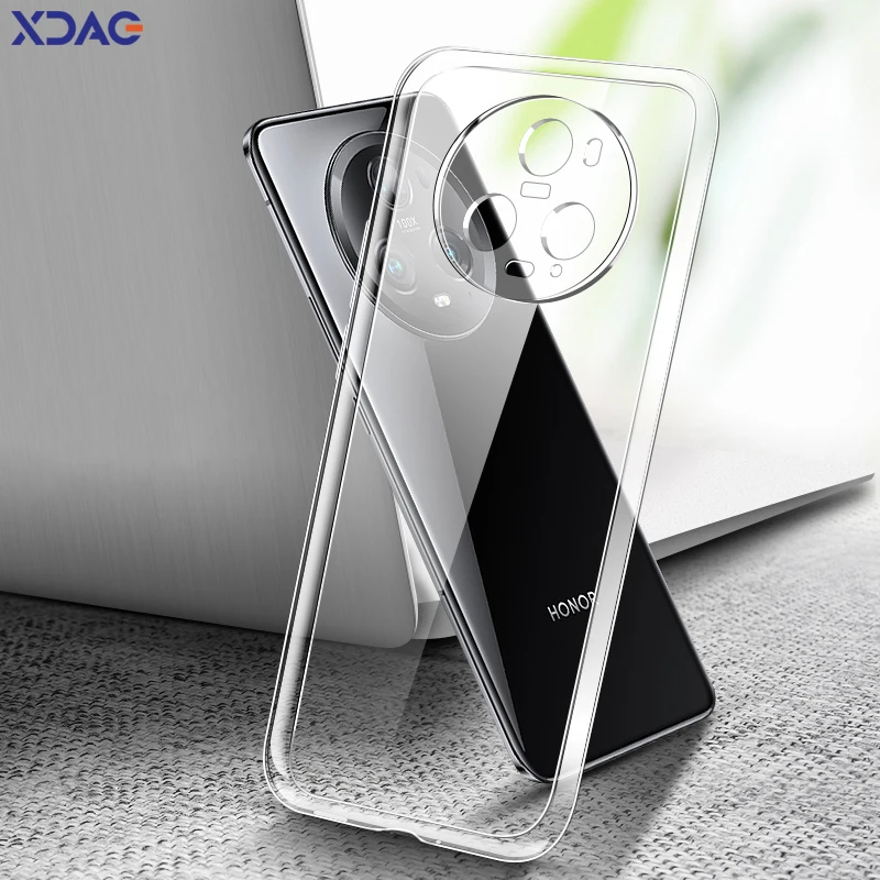 Premium Clear TPU Waterproof Phone Cover - Transparent and Soft Protective Case for Your Honor Magic5 Series