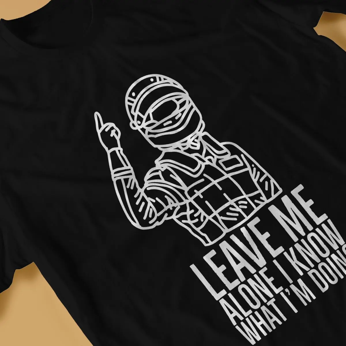 Leave Me Alone Kimi Raikkonen F1 Racer Graphic T-Shirt - Gothic O-Neck Polyester Streetwear