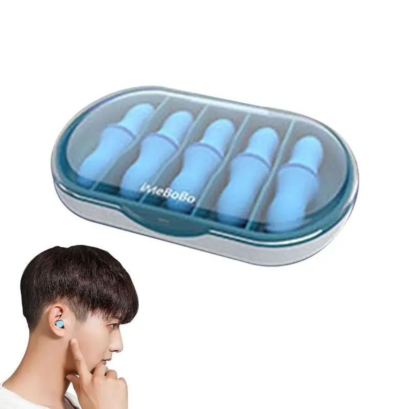 Noise Insulation Canceling Earplugs Ear Muffs Protector Self-defense Sleeping Ear Plugs Security Bulletproof Protection Dormir