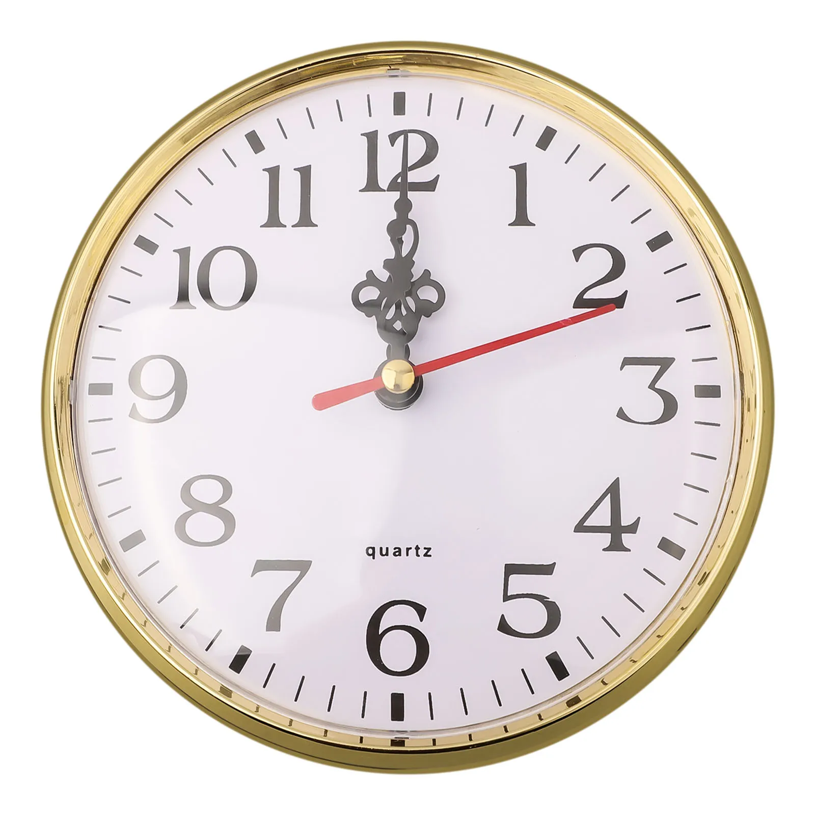 DIY Quartz Clock Insert 130mm Diameter 90-110mm Install Diameter Accessories Arabic Numerals Lightweight Brand New