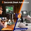 Elikliv EM4K-AF Autofocus 4K Digital Microscope 2000x HDMI Soldering Microscope for Electronic Repair 8" Coin Amplifier 10"Stand 2