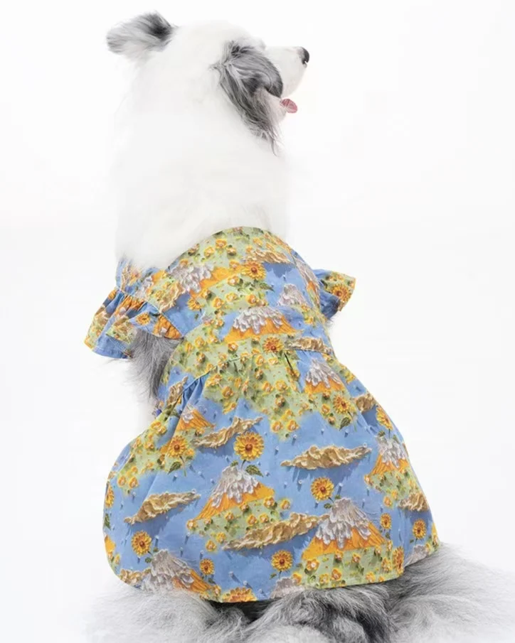 Summer Flower Cute Cat and Dog Clothes - PeticaDeals
