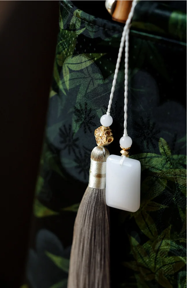 Yaji Xiangyun gaze, cheongsam en bambou, sac à main, nouveau Hanfu ancien, sac pour femmes de style chinois, jupe, sac à main_voghion.com