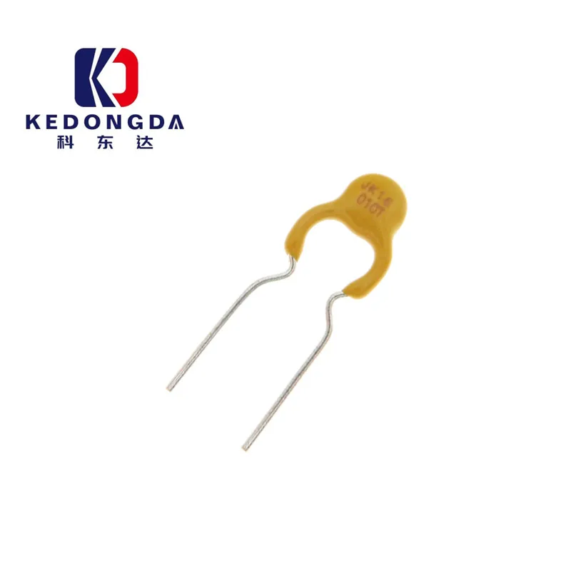 

Jinke self-restoring fuse JK16-010T 16V0.1A100MA yellow heat sensitive round fuse