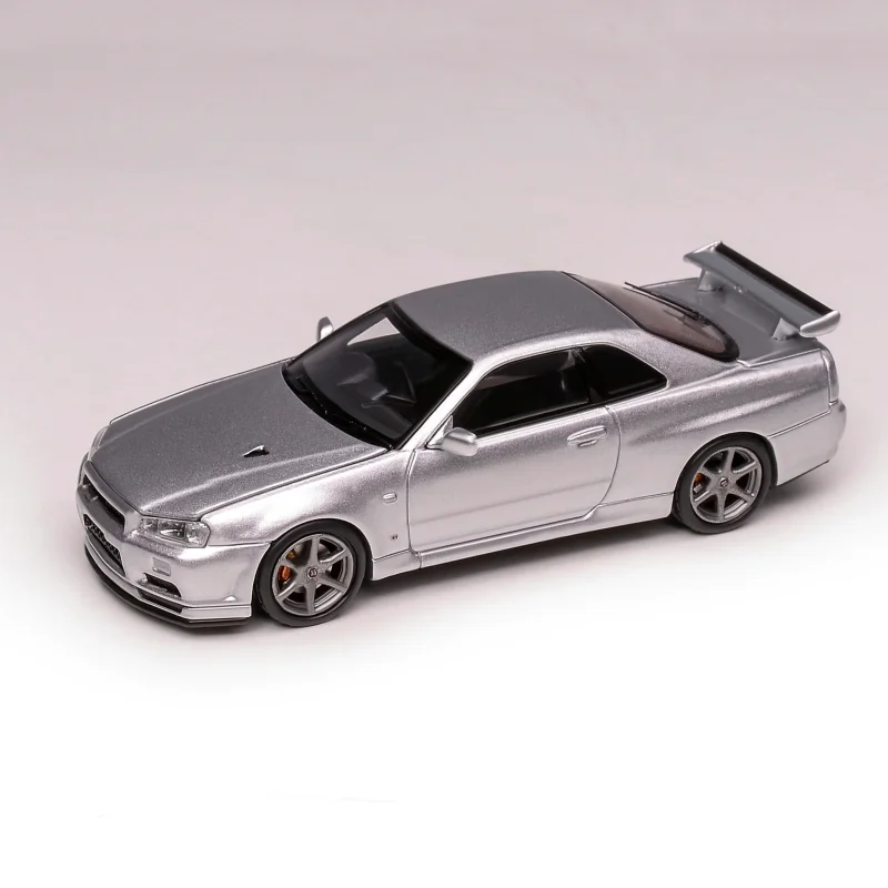 IG0236 1/18 GT-R V-Spec II R34 マットグレー 1/18 Nissan Skyline GT-R (R34) V-SPEC II 2001 Model by AUTOart