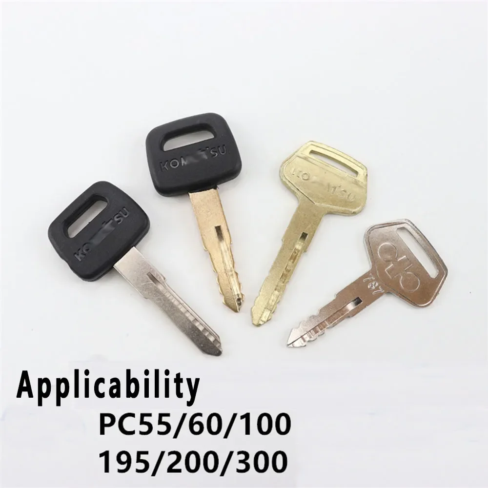 Start Ignition New And Old Excavator Parts Universal Lock Key For Komatsu Excavator Key Original Original 60/100-7