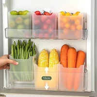 Boîtes de rangement pour réfrigérateur, bac à légumes pour fruits et épices, récipient pour aliments frais, stockage à froid, boîtes de cuisine, 1PC 1
