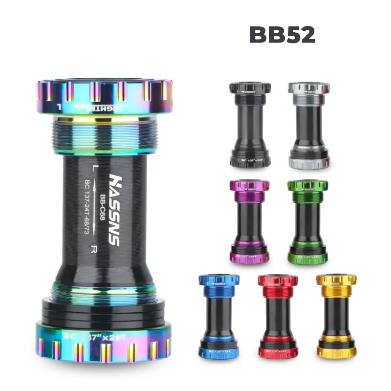 Bicycle Bottom Bracket for MTB Road Bike Thread Lock CERAMIC Bearing DUB Crank 22 GXP Crankset 24mm 30 Axle 68mm 73