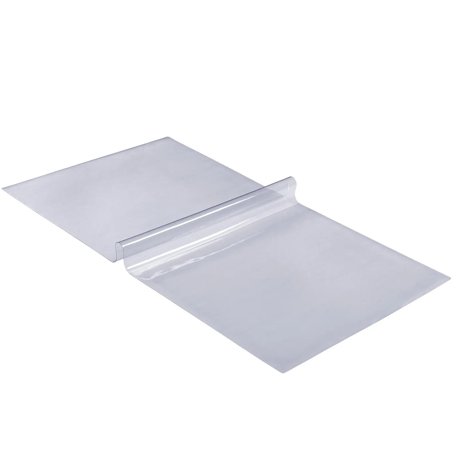 SucceBuy PVC Tablecloth Transparent Table Cloth 1.5mm Waterproof Kitchen Oil-Proof Table Mat Plastic Soft Glass Protector Cover 2
