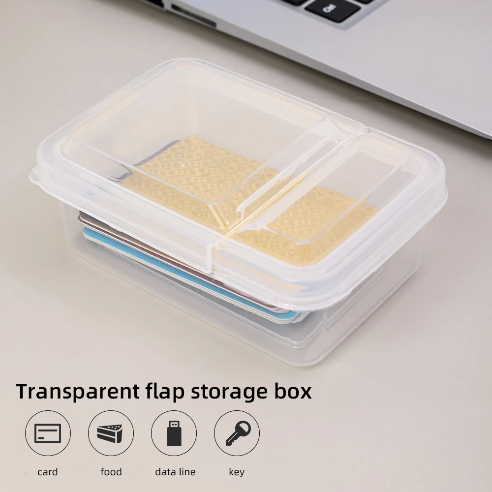 3Inch Kpop Photocards Storage Box Transparent Sticker DIY Korea Idol Card Holder Storage Organizer Classification Box Stationery