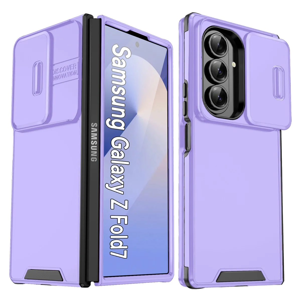 Premium Slide Camera Protection Shockproof Phone Case - Luxury Armor Cover