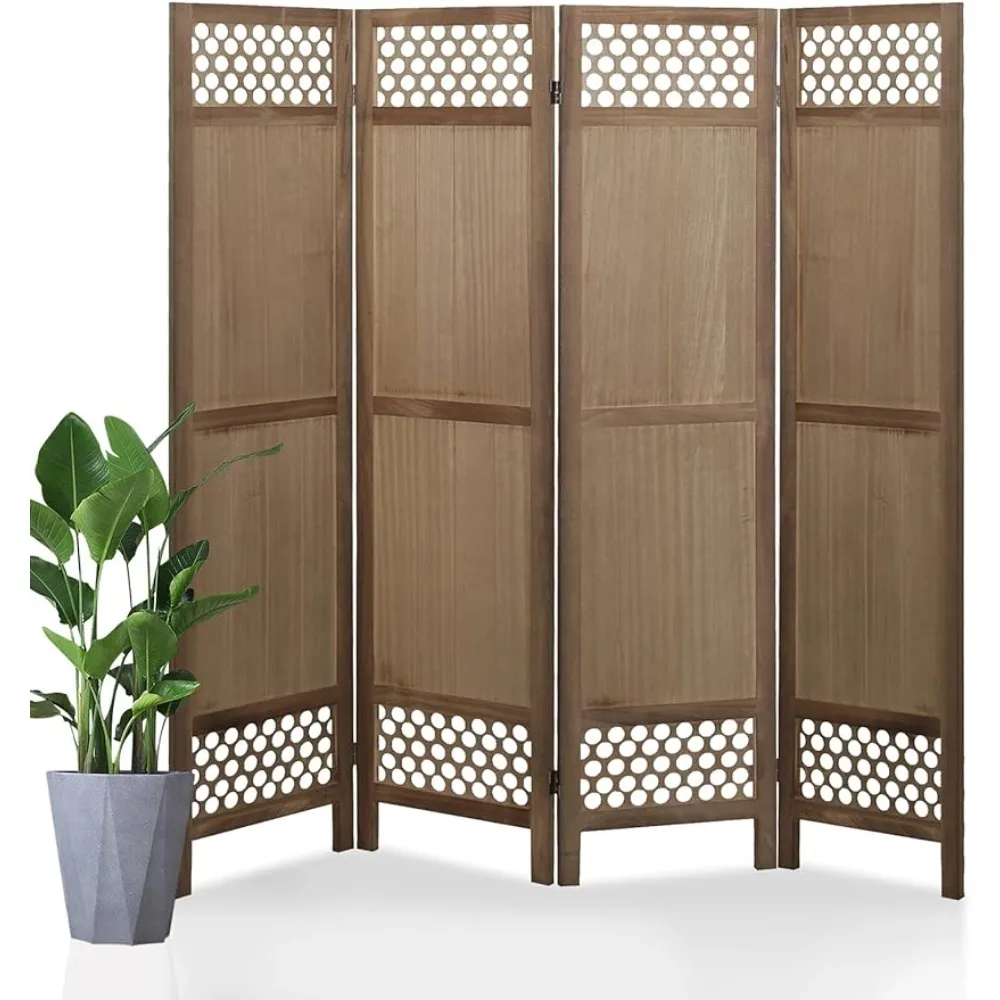 

Room Dividers Wall Panels Light Brown Interior Room Divider Folding Screen Partition Wall Separation Screens Desk Home Decor