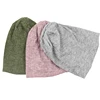 Geebro Winter Women Casual Solid Color Striped Skullies Beanies Femme Soft Slouchy Knitted Ribbed Caps Ladies Baggy Knit Hats 4
