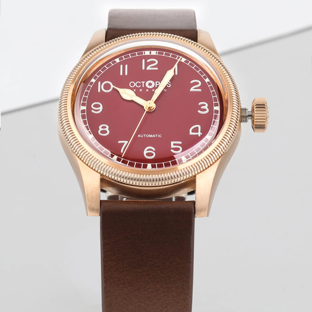 Octopus Kraken tin bronze Automatic Machine Watch 100M Waterproof