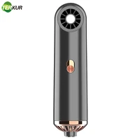 Portable Mini Leafless Hair Dryer Travel Blower 3 Gears Cool and Tot Wind Temperature Control Dry Quickly with Collecting Nozzle 1