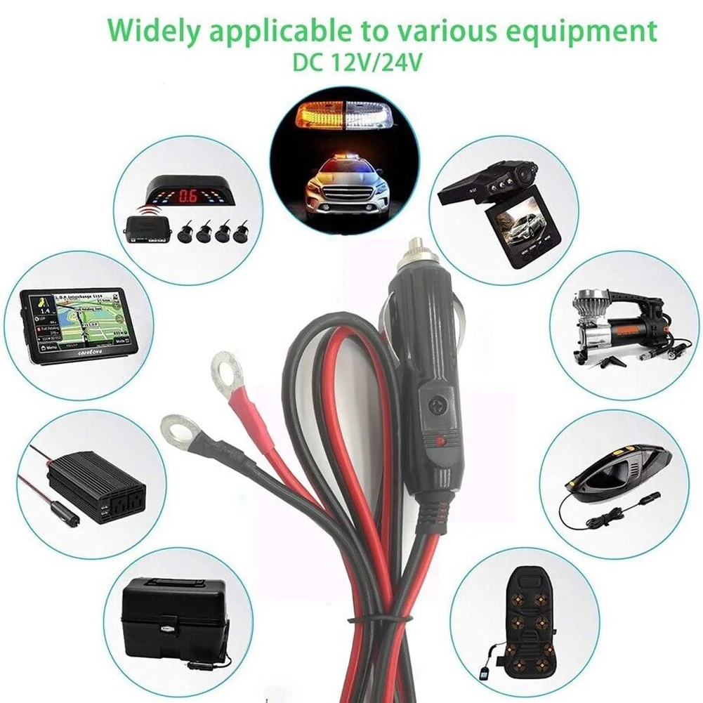 Portable Heavy-Duty Cigarette Lighter Power Supply Adapter