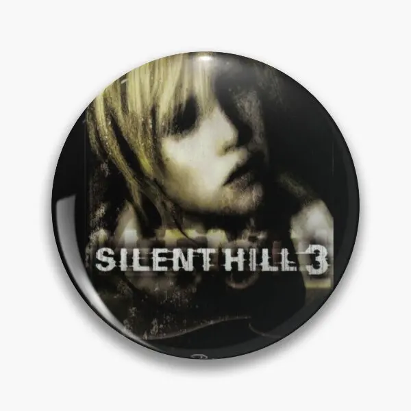 Silent Hill 3 Eu Ps2 Original Box Art Customizable Soft Button Pin Gift Badge Decor Hat Clothes Metal Collar Jewelry Lover