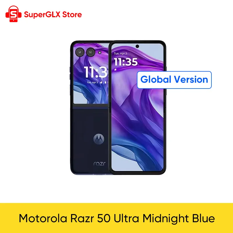100% Original Global Rom Motorola Moto Razr 50 Ultra 5G Snapdragon