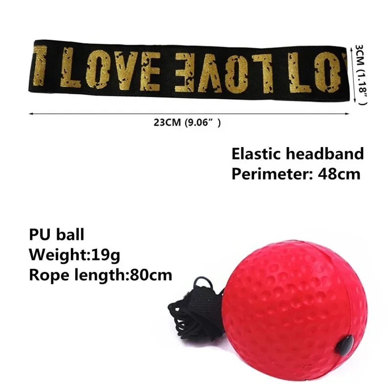 Boxing Speed Ball Head-mounted PU Punch ball Sanda Training Hand Eye Reaction Home