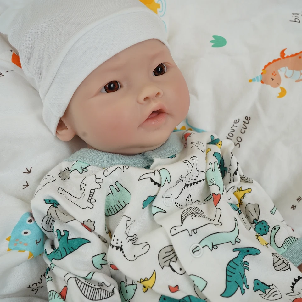 19IN REALISTIC REBORN Baby Dolls Full Body Vinyl Silicone Girl Doll