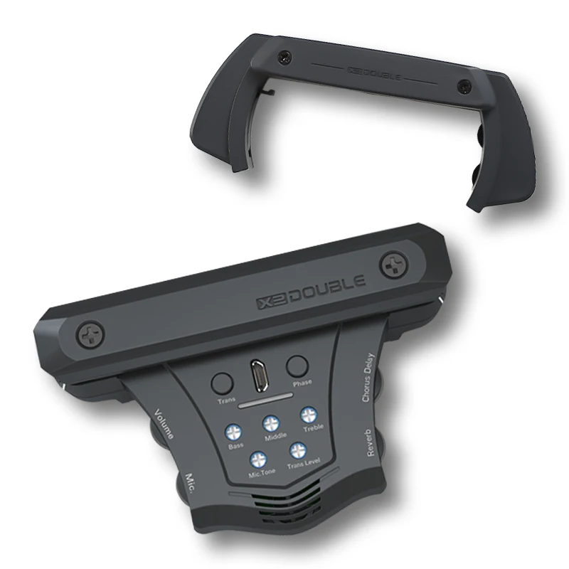 DOUBLE Acoustic Guitar Pickup X1/X1 Pro/X2 Go/X2 Go Pro Reverb Preamp