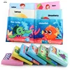 1PC Baby Cloth Book Kids Infant Early Learning Educational Animal Tails Fabric Books Develop Cognize Reading Puzzle Book Toys 3