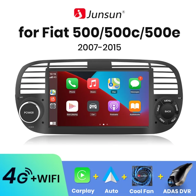 Auto radio za FIAT 500 500c 2007-2015, multimedijalna GPS navigacija, Android 12 1