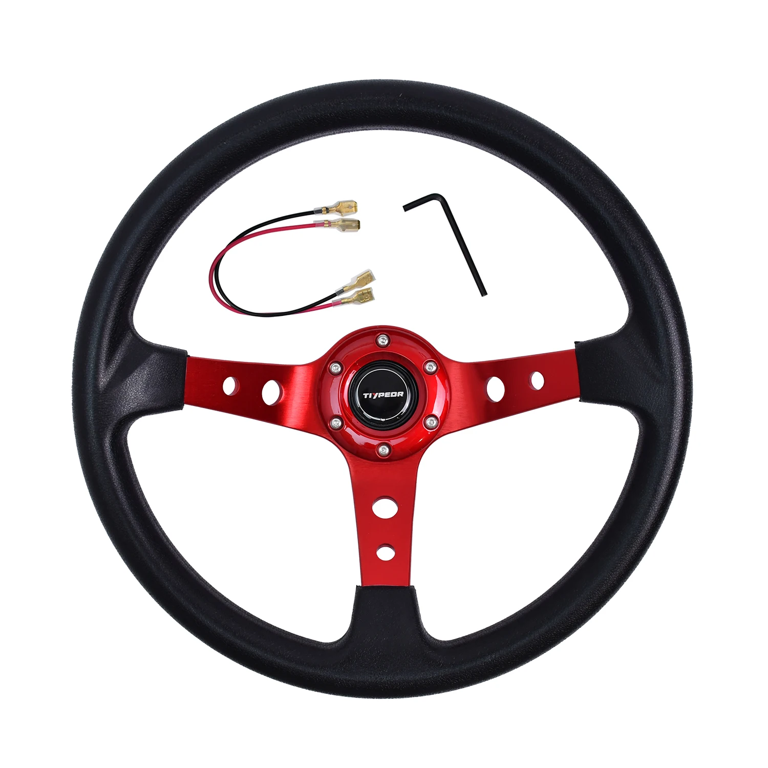 Racing Steering Wheel 14 inch PU For Universal Cars Drifting Sport
