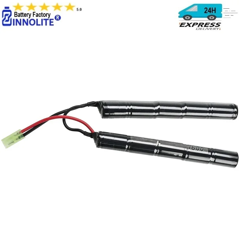 

NiMH 12V High Output Battery Fits Airsoft guns G36C M4A1-RIS M4A1 CAR15 MP5A5 MC51 FNP90 AUGRT AUGM upgraded or modified AEGs